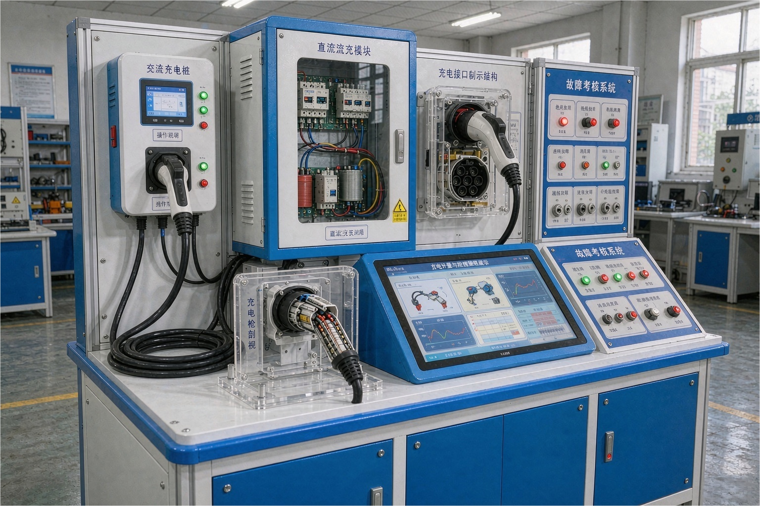 LC-CEDP-1型 新能源汽车充电系统实训考核装置
