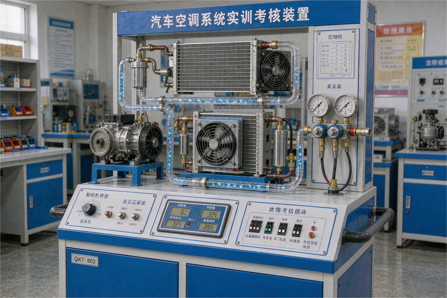 LC-CEDA-1型 汽车空调系统实训考核装置